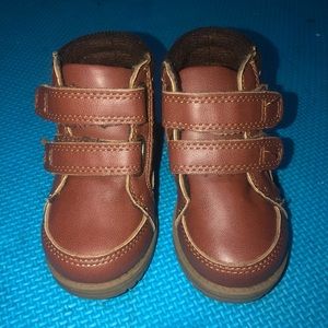 gymboree brown strap baby boots